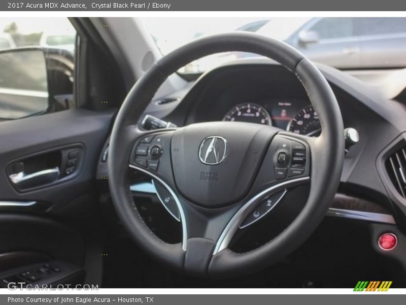 Crystal Black Pearl / Ebony 2017 Acura MDX Advance