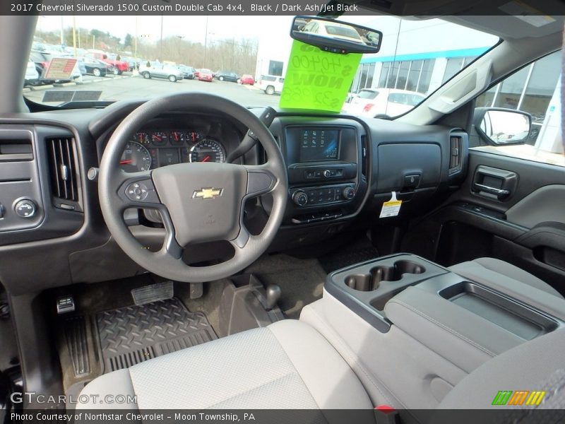 Black / Dark Ash/Jet Black 2017 Chevrolet Silverado 1500 Custom Double Cab 4x4