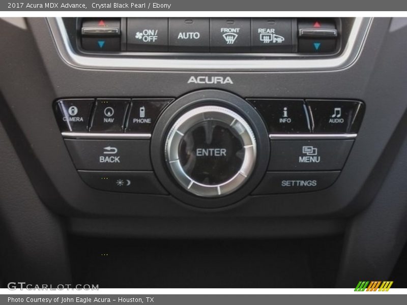 Crystal Black Pearl / Ebony 2017 Acura MDX Advance