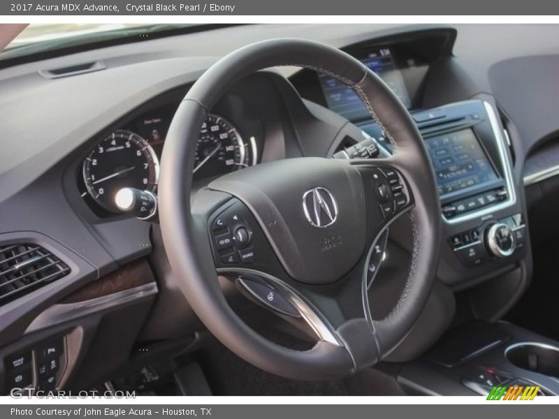 Crystal Black Pearl / Ebony 2017 Acura MDX Advance