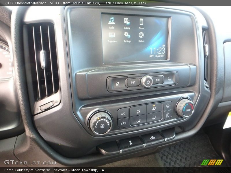 Black / Dark Ash/Jet Black 2017 Chevrolet Silverado 1500 Custom Double Cab 4x4