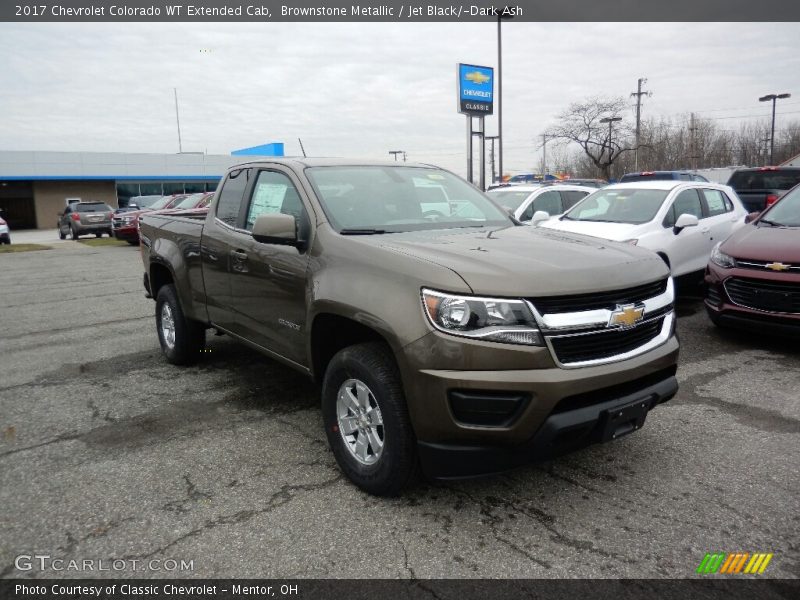 Brownstone Metallic / Jet Black/­Dark Ash 2017 Chevrolet Colorado WT Extended Cab