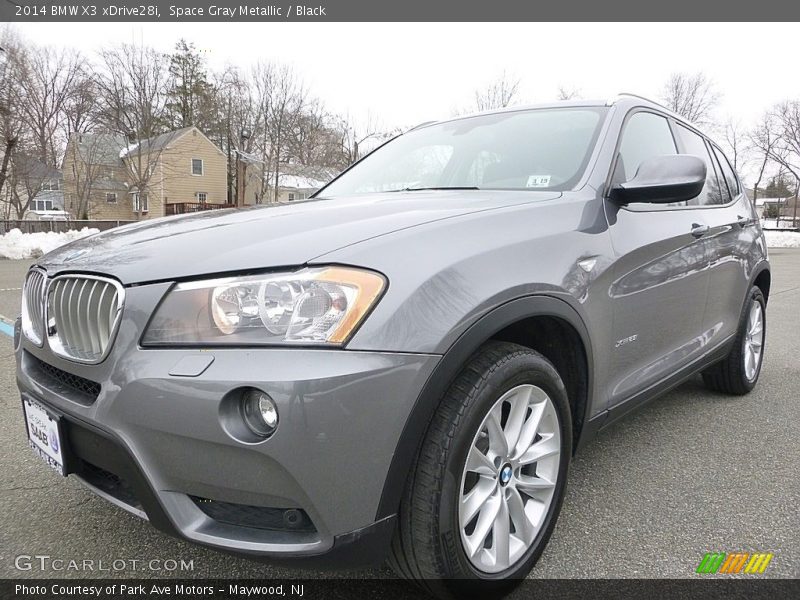 Space Gray Metallic / Black 2014 BMW X3 xDrive28i
