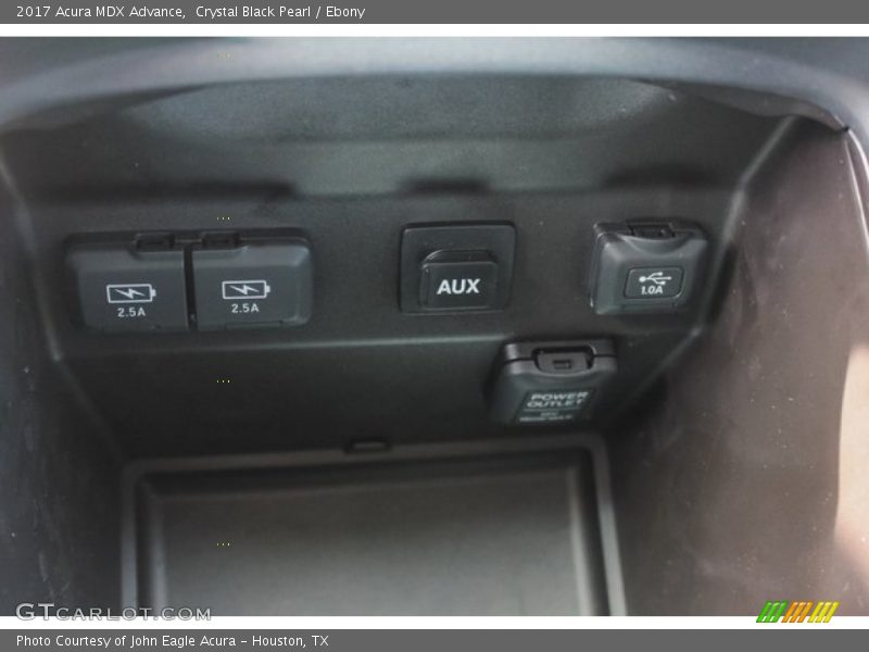 Crystal Black Pearl / Ebony 2017 Acura MDX Advance