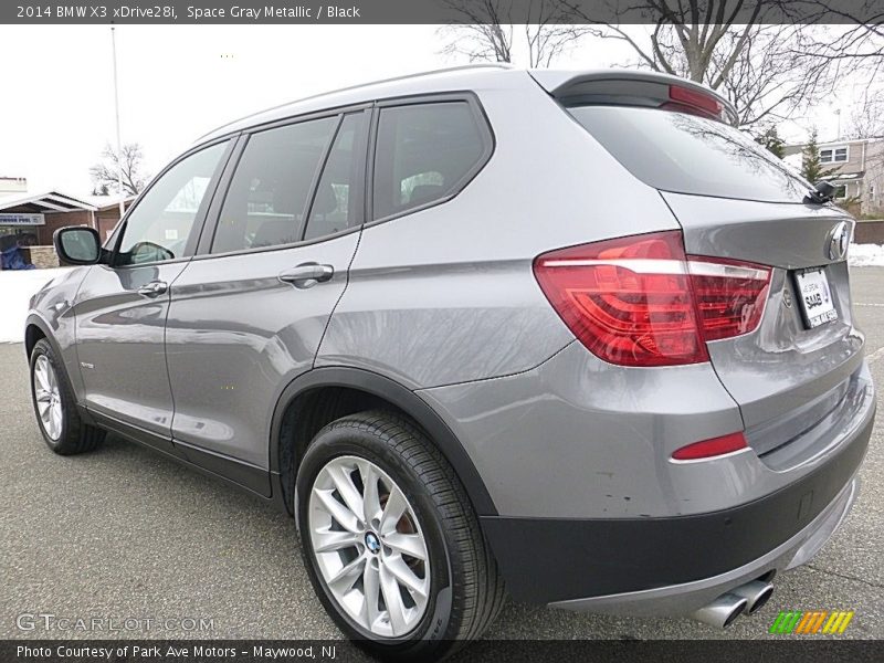 Space Gray Metallic / Black 2014 BMW X3 xDrive28i