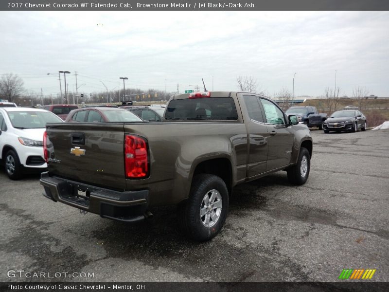 Brownstone Metallic / Jet Black/­Dark Ash 2017 Chevrolet Colorado WT Extended Cab