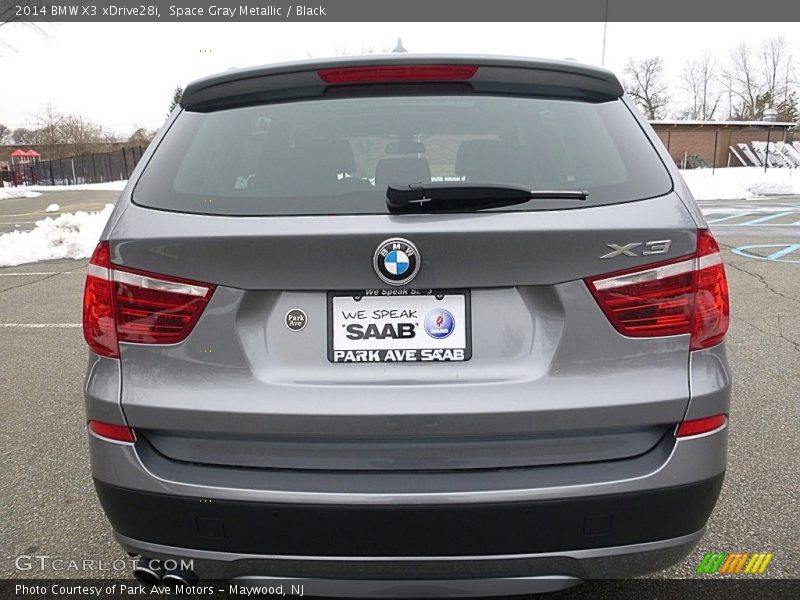 Space Gray Metallic / Black 2014 BMW X3 xDrive28i