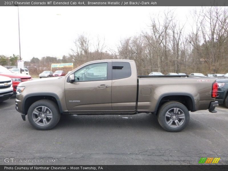 Brownstone Metallic / Jet Black/­Dark Ash 2017 Chevrolet Colorado WT Extended Cab 4x4