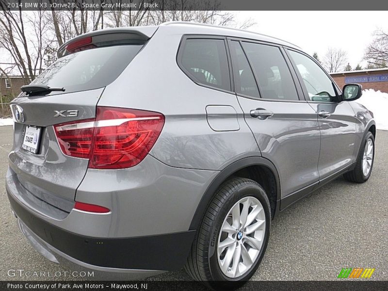 Space Gray Metallic / Black 2014 BMW X3 xDrive28i