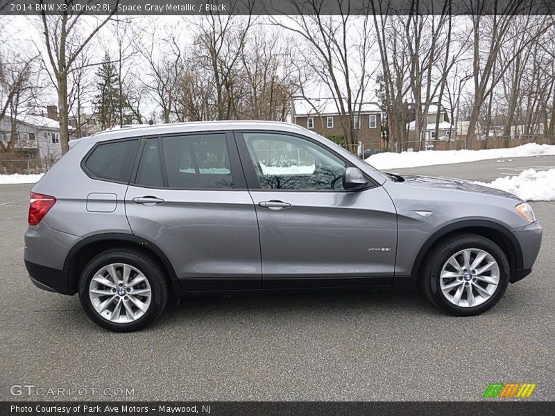 Space Gray Metallic / Black 2014 BMW X3 xDrive28i