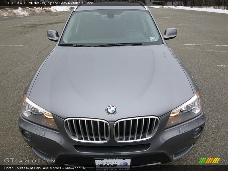 Space Gray Metallic / Black 2014 BMW X3 xDrive28i