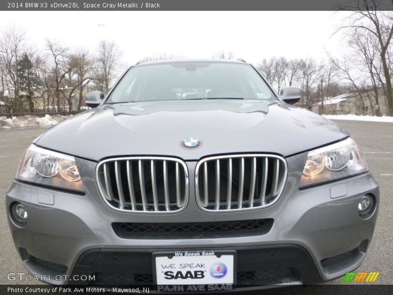 Space Gray Metallic / Black 2014 BMW X3 xDrive28i