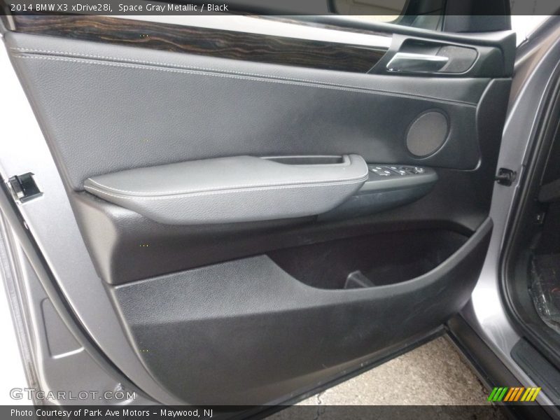 Space Gray Metallic / Black 2014 BMW X3 xDrive28i