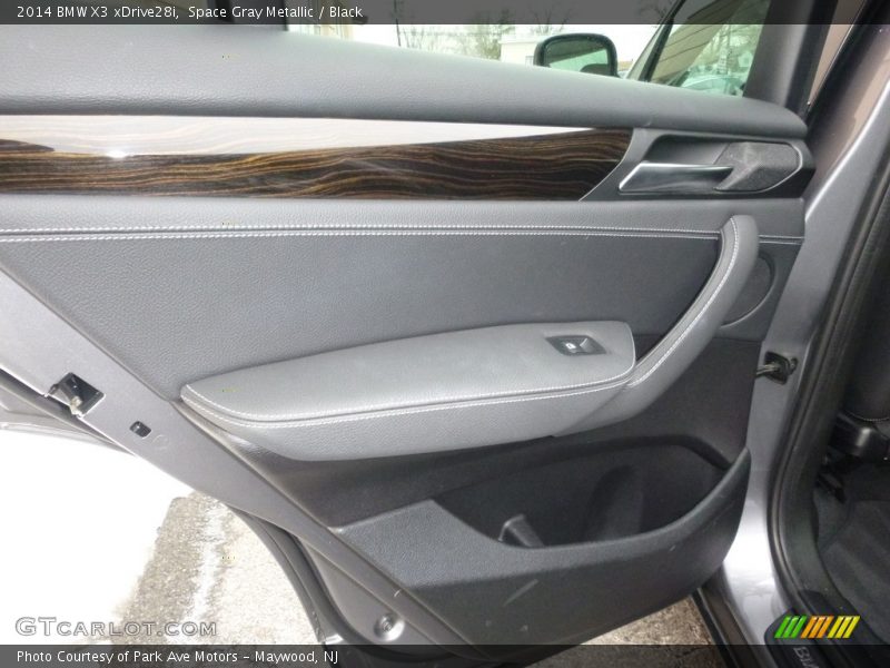 Space Gray Metallic / Black 2014 BMW X3 xDrive28i