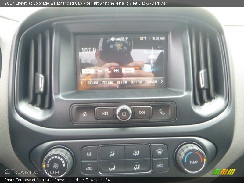 Brownstone Metallic / Jet Black/­Dark Ash 2017 Chevrolet Colorado WT Extended Cab 4x4