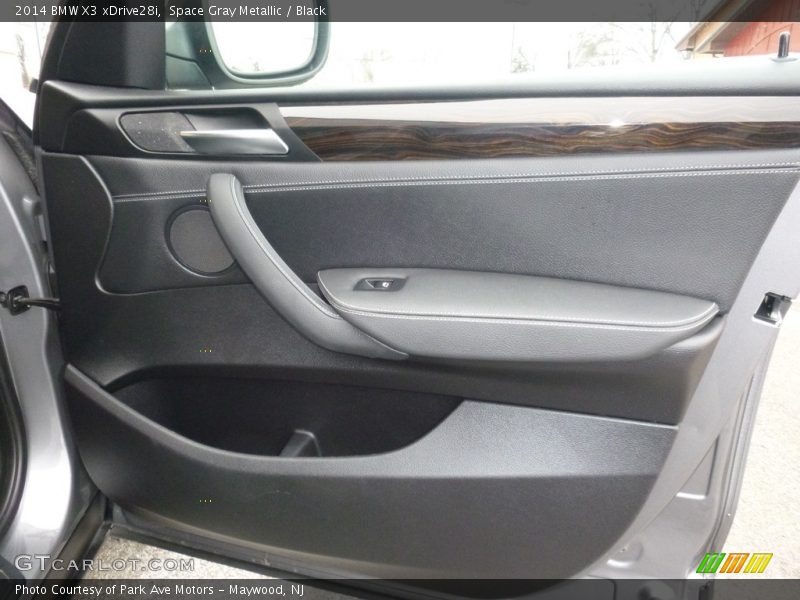 Space Gray Metallic / Black 2014 BMW X3 xDrive28i