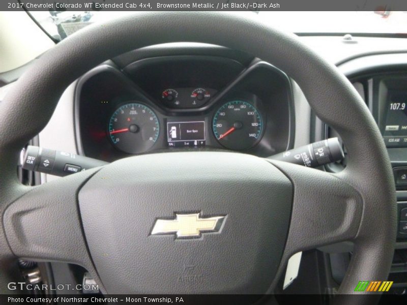 Brownstone Metallic / Jet Black/­Dark Ash 2017 Chevrolet Colorado WT Extended Cab 4x4