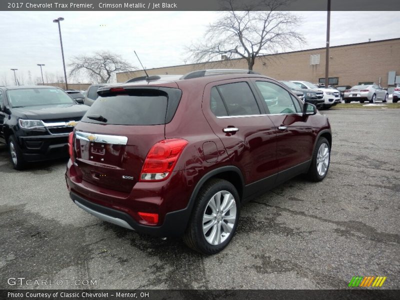 Crimson Metallic / Jet Black 2017 Chevrolet Trax Premier