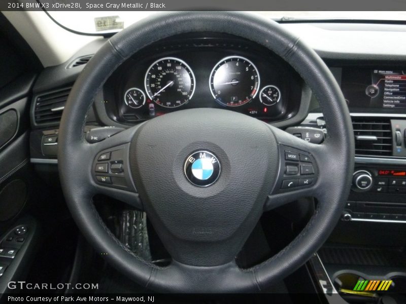Space Gray Metallic / Black 2014 BMW X3 xDrive28i