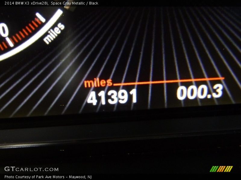 Space Gray Metallic / Black 2014 BMW X3 xDrive28i