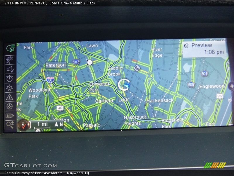 Space Gray Metallic / Black 2014 BMW X3 xDrive28i