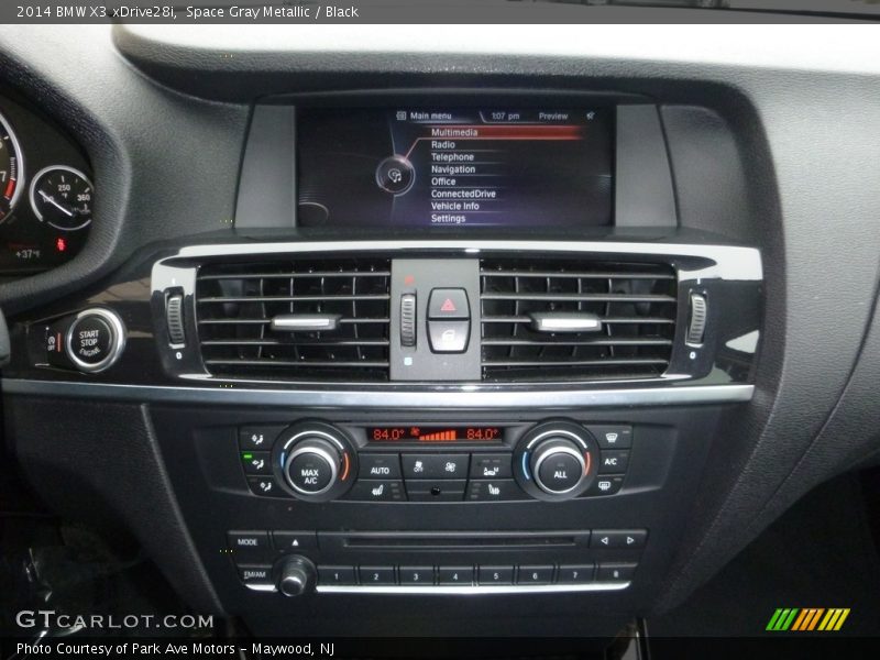 Space Gray Metallic / Black 2014 BMW X3 xDrive28i