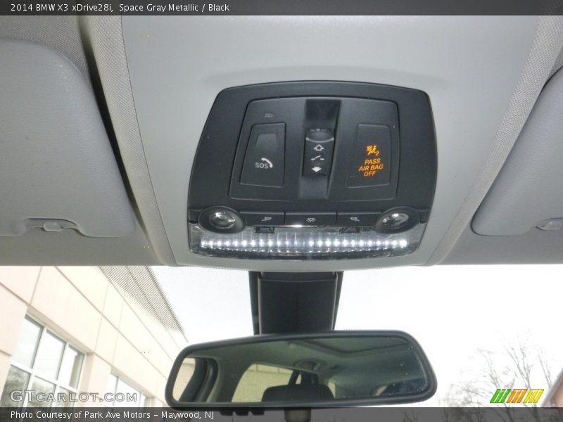 Space Gray Metallic / Black 2014 BMW X3 xDrive28i
