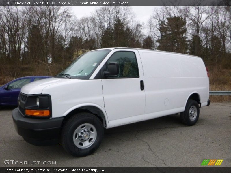 Summit White / Medium Pewter 2017 Chevrolet Express 3500 Cargo WT