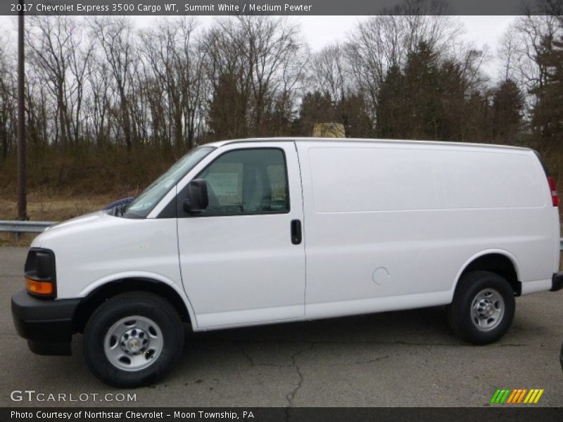 Summit White / Medium Pewter 2017 Chevrolet Express 3500 Cargo WT
