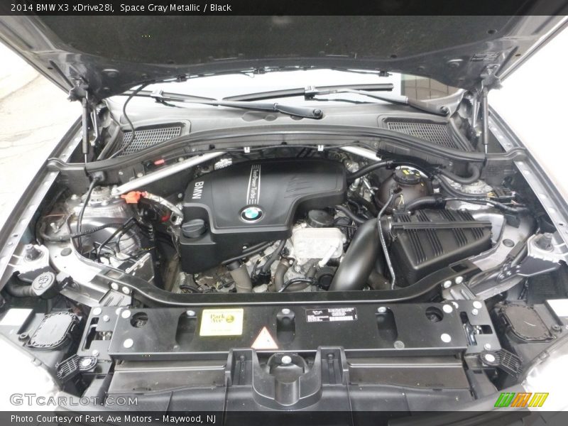 Space Gray Metallic / Black 2014 BMW X3 xDrive28i