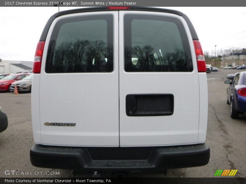 Summit White / Medium Pewter 2017 Chevrolet Express 3500 Cargo WT