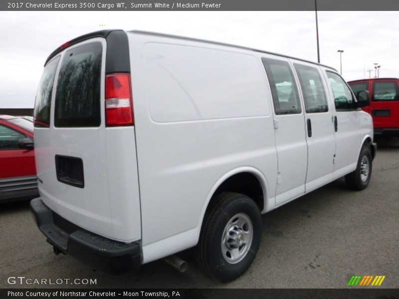 Summit White / Medium Pewter 2017 Chevrolet Express 3500 Cargo WT