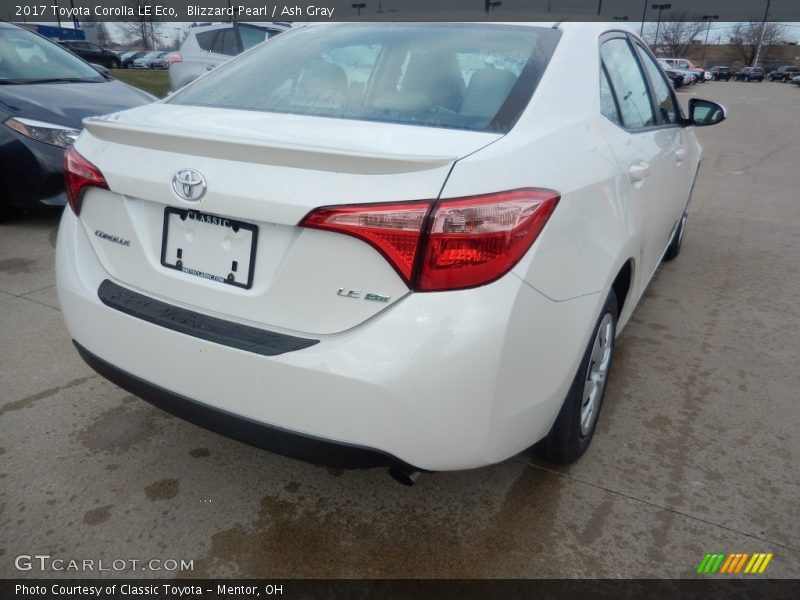 Blizzard Pearl / Ash Gray 2017 Toyota Corolla LE Eco