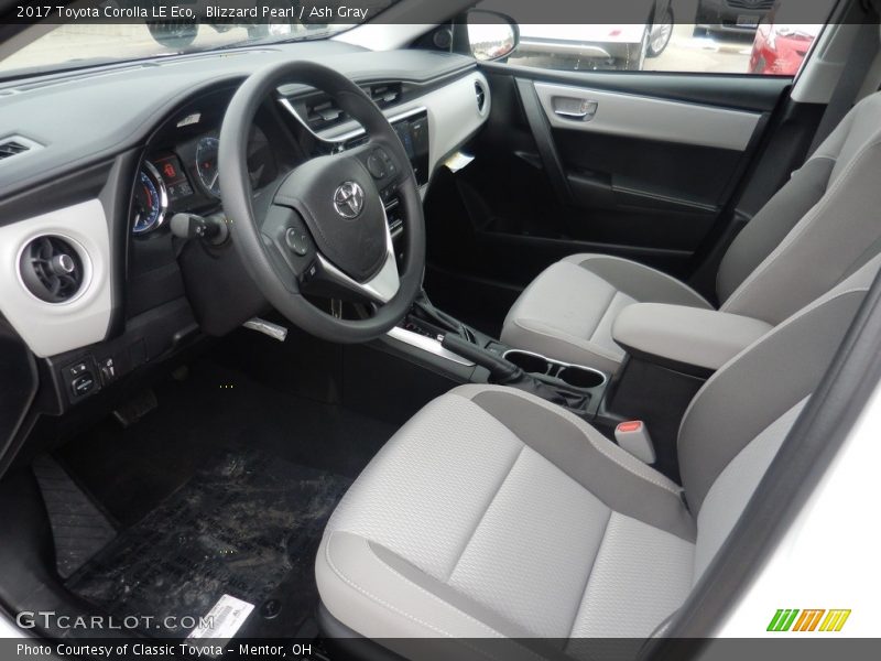  2017 Corolla LE Eco Ash Gray Interior