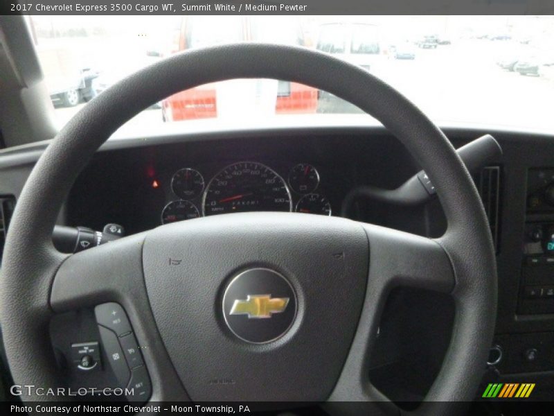 Summit White / Medium Pewter 2017 Chevrolet Express 3500 Cargo WT