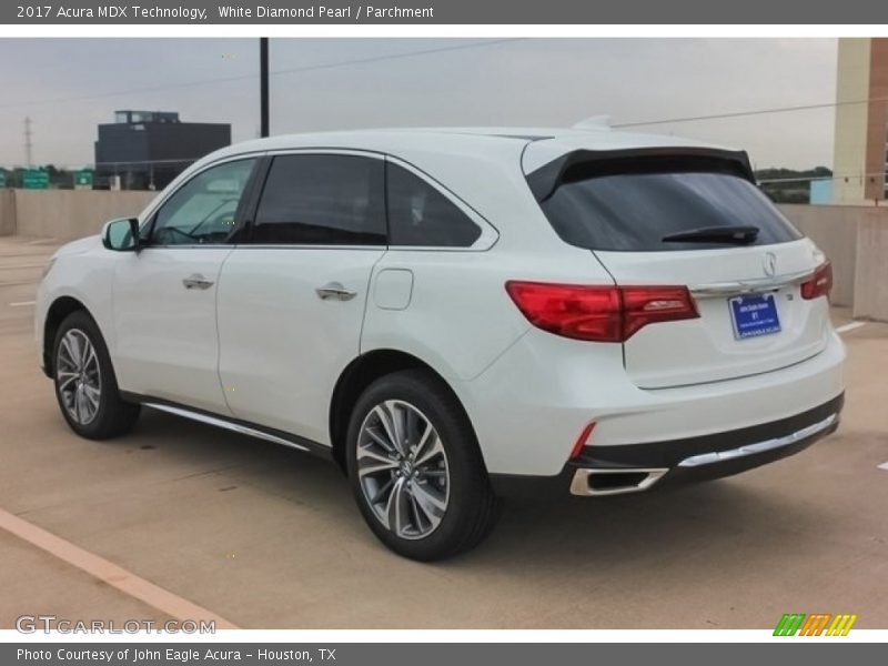 White Diamond Pearl / Parchment 2017 Acura MDX Technology