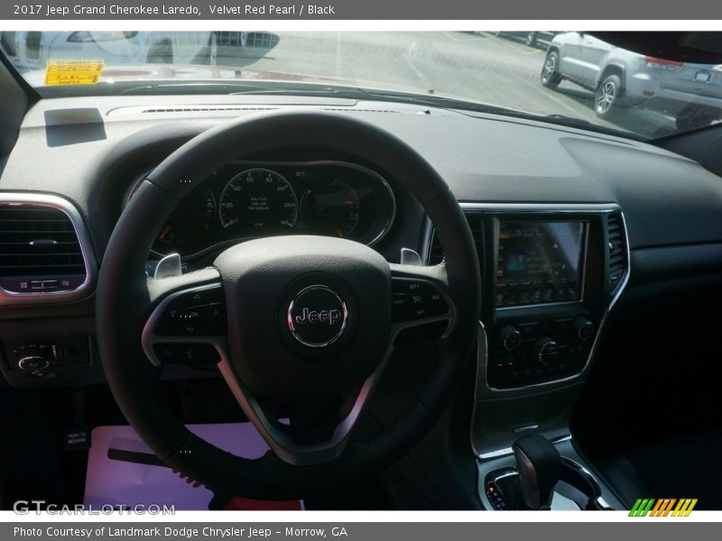 Velvet Red Pearl / Black 2017 Jeep Grand Cherokee Laredo