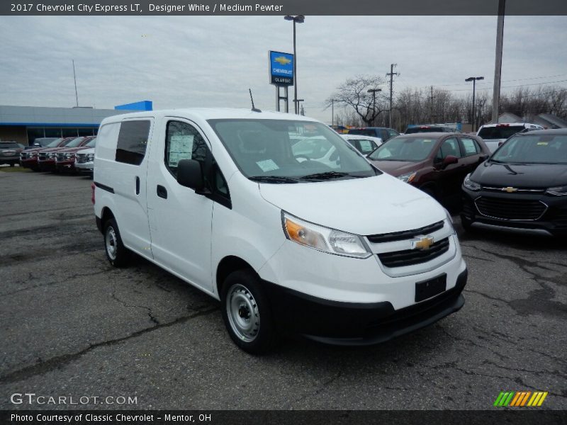 Designer White / Medium Pewter 2017 Chevrolet City Express LT