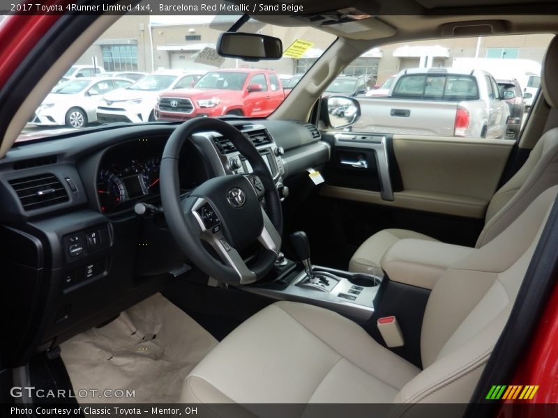 Barcelona Red Metallic / Sand Beige 2017 Toyota 4Runner Limited 4x4
