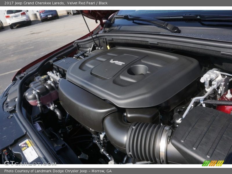 Velvet Red Pearl / Black 2017 Jeep Grand Cherokee Laredo