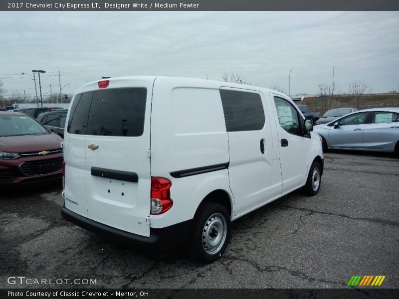 Designer White / Medium Pewter 2017 Chevrolet City Express LT