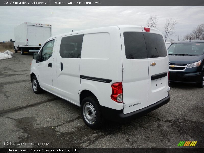 Designer White / Medium Pewter 2017 Chevrolet City Express LT