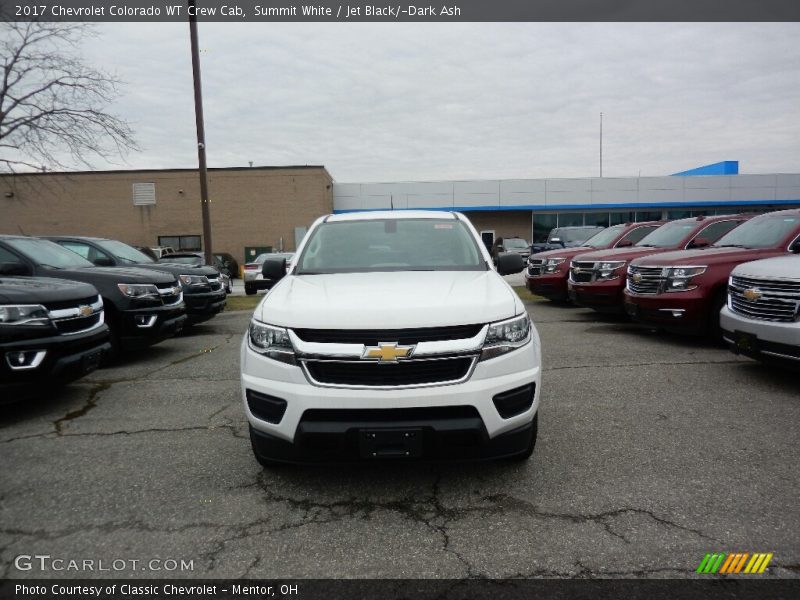 Summit White / Jet Black/­Dark Ash 2017 Chevrolet Colorado WT Crew Cab