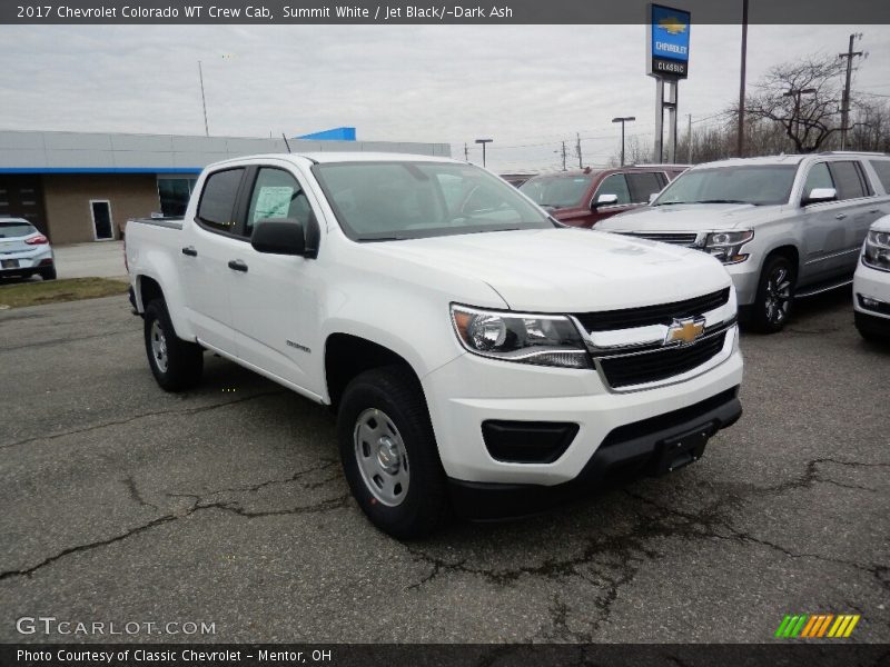 Summit White / Jet Black/­Dark Ash 2017 Chevrolet Colorado WT Crew Cab