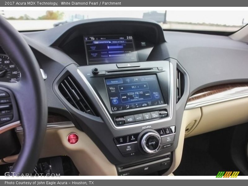 White Diamond Pearl / Parchment 2017 Acura MDX Technology