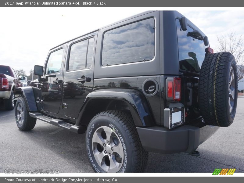 Black / Black 2017 Jeep Wrangler Unlimited Sahara 4x4