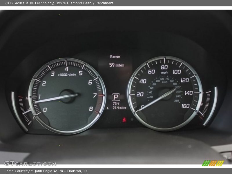 White Diamond Pearl / Parchment 2017 Acura MDX Technology