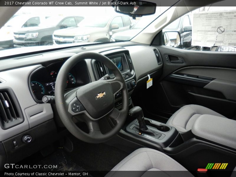 Summit White / Jet Black/­Dark Ash 2017 Chevrolet Colorado WT Crew Cab