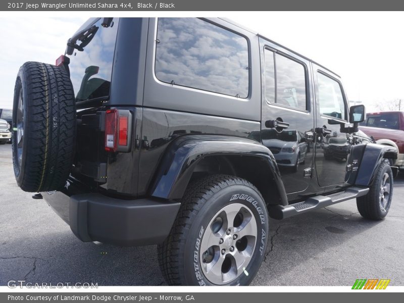 Black / Black 2017 Jeep Wrangler Unlimited Sahara 4x4