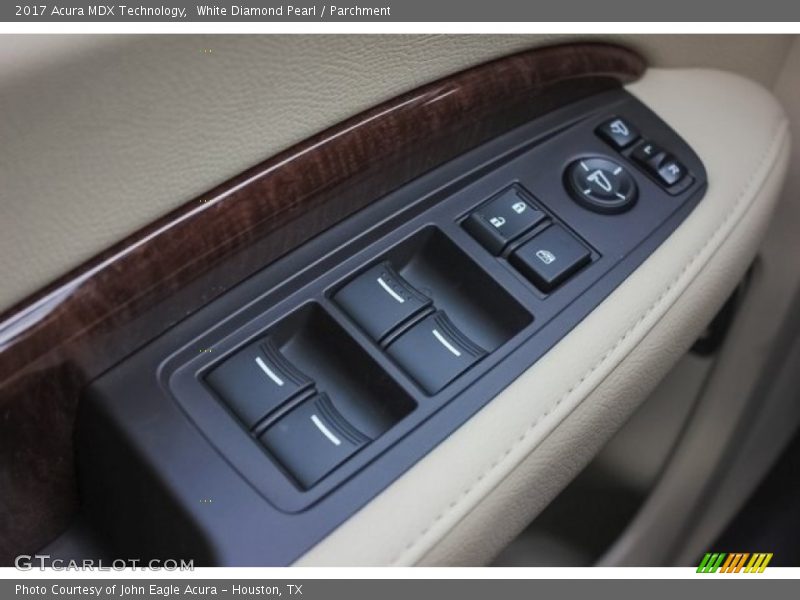 White Diamond Pearl / Parchment 2017 Acura MDX Technology